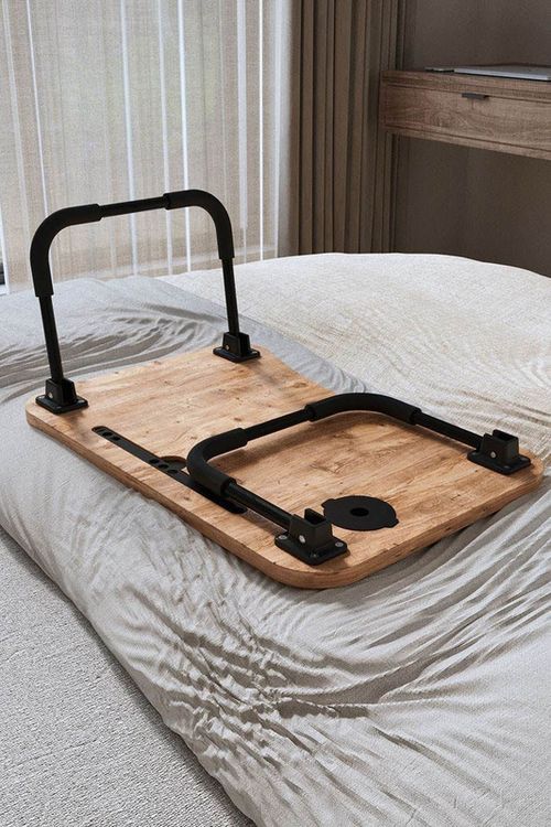 купить Подставка для ноутбука Nex Home Журнальный столик, 59x39x26 см, Дуб (17-02-02) в Кишинёве 