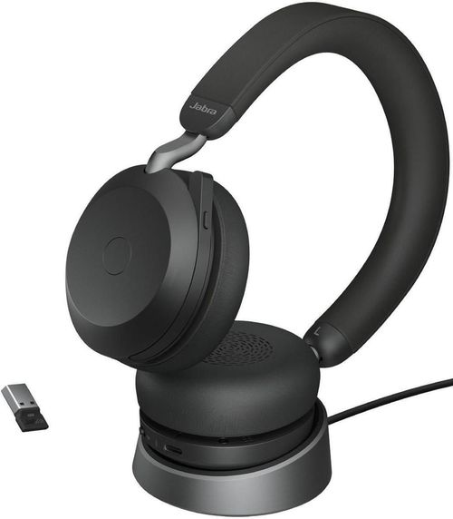купить Наушники игровые Jabra 27599-989-989 Evolve2 75, Link380/390a UC Stereo Std Black в Кишинёве 