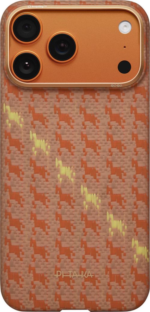 cumpără Husă pentru smartphone Pitaka Iphone 17 Pro Max Happines Rides Edge (Amber) (HR1701PM) în Chișinău 