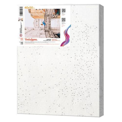 купить Картина по номерам BrushMe BS32316 Pictura pe numere 40x50cm Eco Domnisoara la Venetia в Кишинёве 