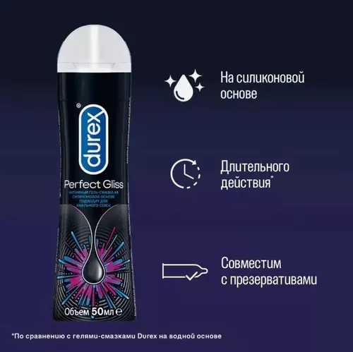 Гель-лубрикант на силиконовой основе Durex Play Perfect Gliss 100 ml 