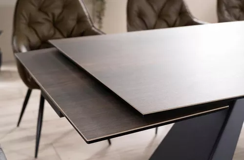 купить Стол Signal Salvadore ceram (180-260)X90 braz legno/cz. в Кишинёве 