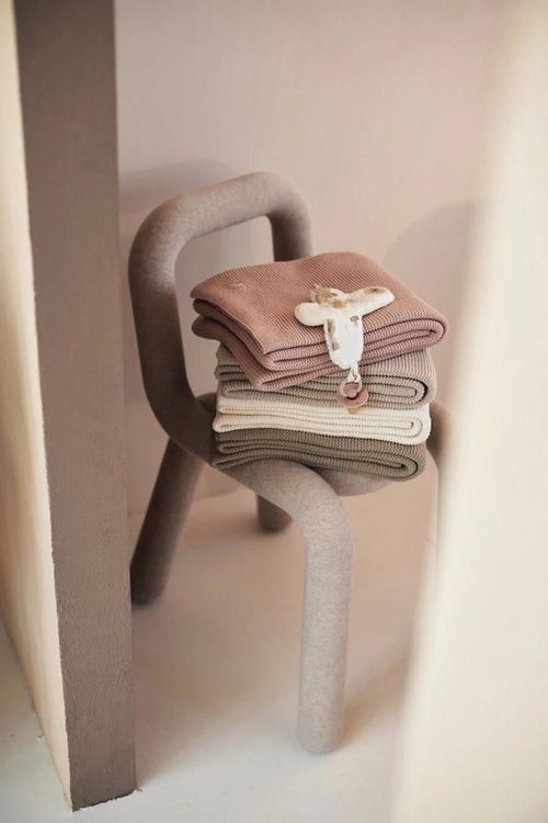 cumpără Set de perne si plapume Jollein 516-522-67053 Paturica Basic Knit Olive Green, 100x150 cm în Chișinău 