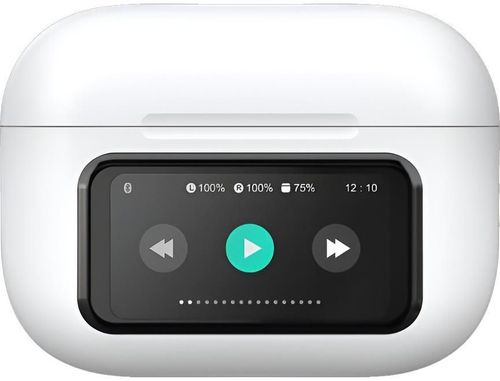 купить Наушники беспроводные Helmet HMT-AP3WHSMD, TWS Smart Display, White в Кишинёве 