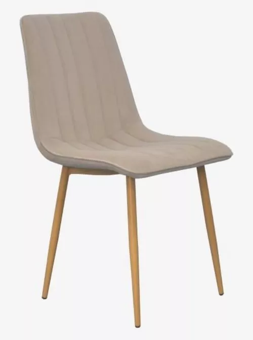 купить Комплект стол и стулья Evelin di Costacurta стол Raffles Round White Bella beech + 4 стула XR-154Wo Light beige8 в Кишинёве 