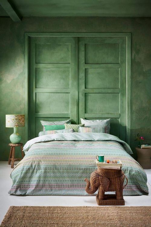 cumpără Textile de casă Pip Studio 329255 Ashanti Green 200x200/220 în Chișinău 