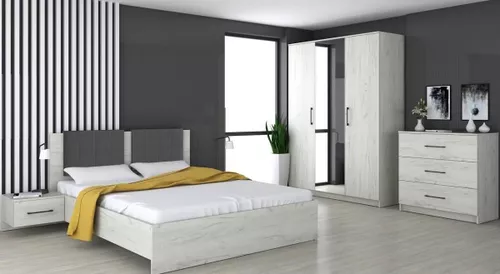 cumpără Pat Marcel Prod Vera RO (White/Black) în Chișinău 