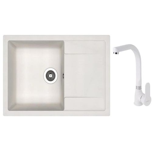 купить Мойка кухонная со смесителем Dr.Gans Techno 860 + SanDonna F 7103 alb в Кишинёве 