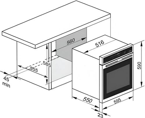 купить Встраиваемый духовой шкаф электрический Kaiser EH 6432 ElfBE Eco в Кишинёве 
