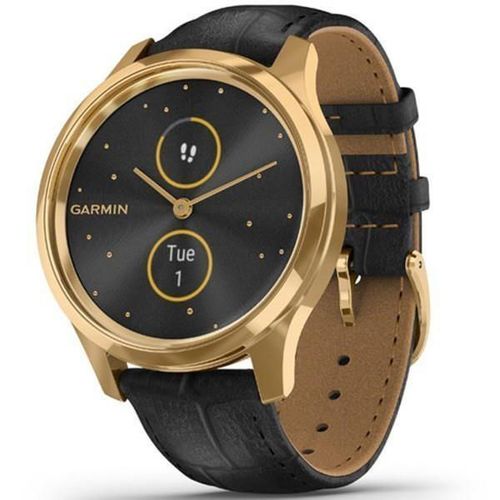 купить Фитнес-трекер Garmin Vivomove Luxe, Rose Gold, Light Sand Leather band (010-02241-22) в Кишинёве 