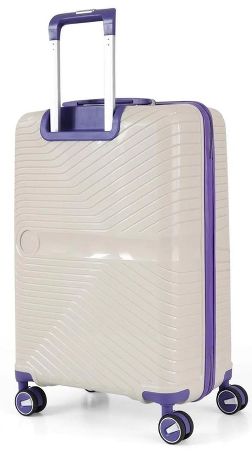 купить Чемодан CCS 5239 M White/Purple в Кишинёве 