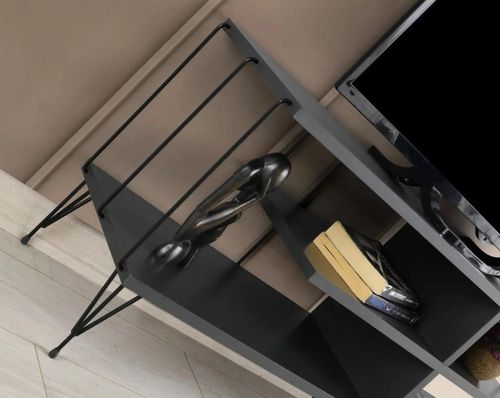 купить Тумба напольная для TV Trendy Eze, Antracit 120x44x30cm в Кишинёве 