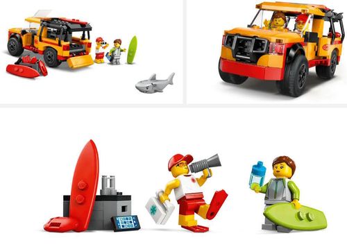 cumpără Set de construcție Lego 60453 City Camion de salvare pe plajă în Chișinău 