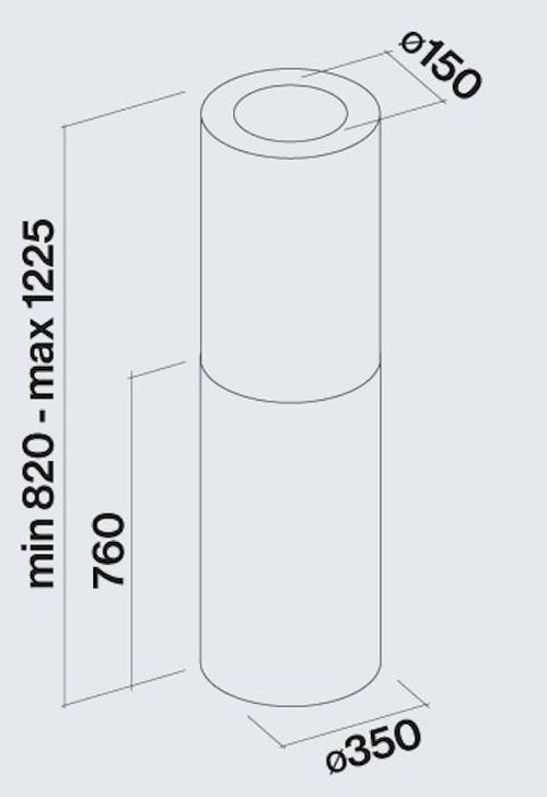 купить Вытяжка Falmec POLAR (X) IS.35 Stainless Steel (with filter pack) в Кишинёве 