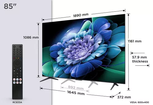 cumpără Televizor TCL MiniLed Smart 85C69K, Ultra HD 4K în Chișinău 