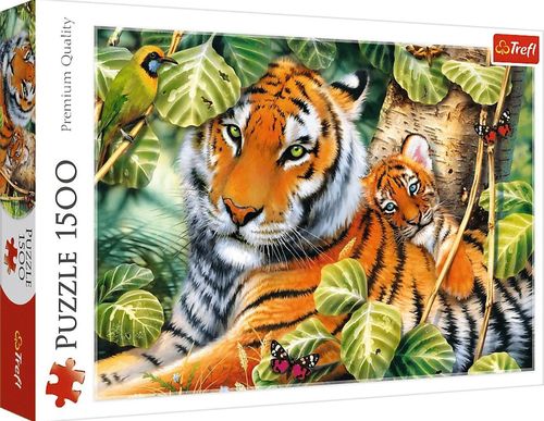 купить Головоломка Trefl R25K / 7/16 (26159) 1500 Тигры в Кишинёве 