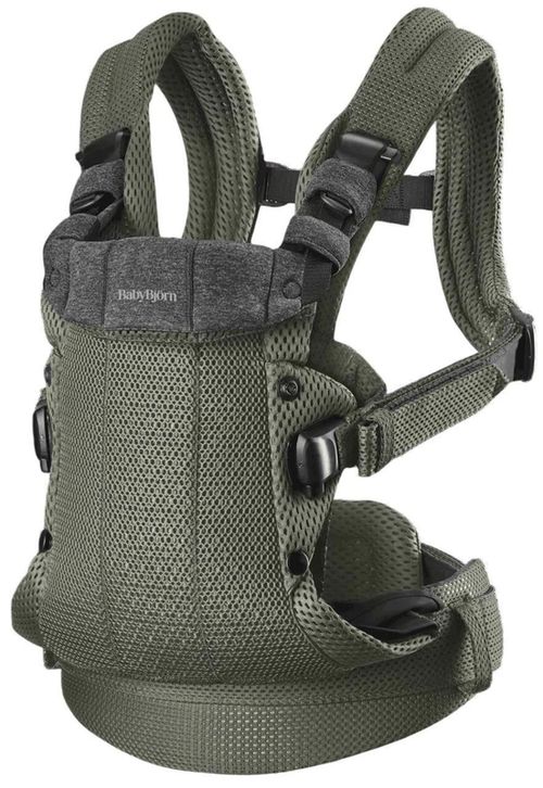 купить Кенгуру BabyBjorn 088047E1 Harmony, 3D Mesh, Dark Green в Кишинёве 