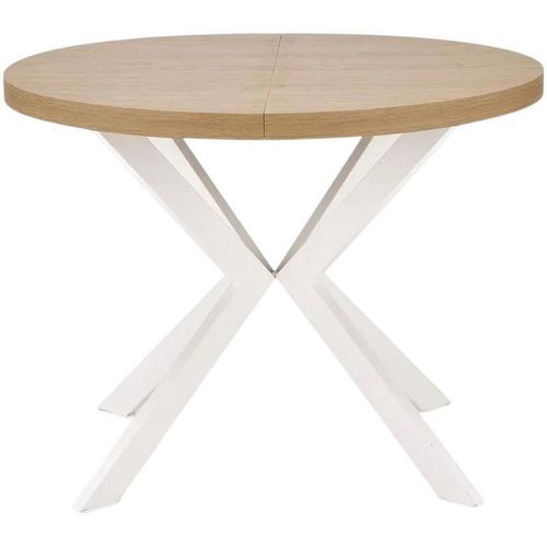 купить Стол Halmar PERONI stejar auriu/alb (92700558) в Кишинёве 