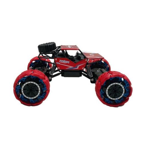 купить Радиоуправляемая игрушка New World 2073 Masina Rock Crawler Explosion Wheel 1:18 cu T/C, rosie, 2409D в Кишинёве 
