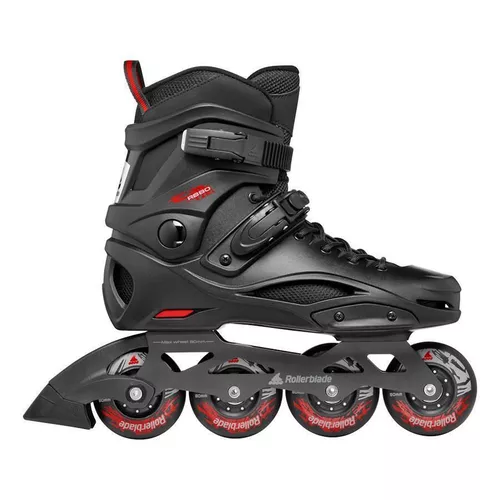 купить Роликовые коньки Rollerblade 7400500741 RB 80, Nero/Rosso, Size 47 в Кишинёве 