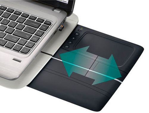 cumpără Logitech N600 Touch Lapdesk, 939-000358 (stand pentru laptop /охлаждающая подставка для ноутбука) în Chișinău 