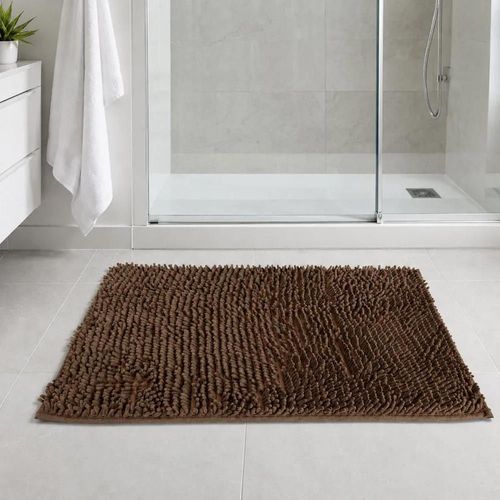купить Коврик для ванной Hydro S 0440202 din chenila cu fir lung, maro, 50x80cm в Кишинёве 
