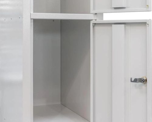 купить Офисная металлическая мебель УХЛ-МАШ ШО-400/1-4 Шкаф ячеечный (локер) (1800х400х500) (4 ячейки) в Кишинёве 