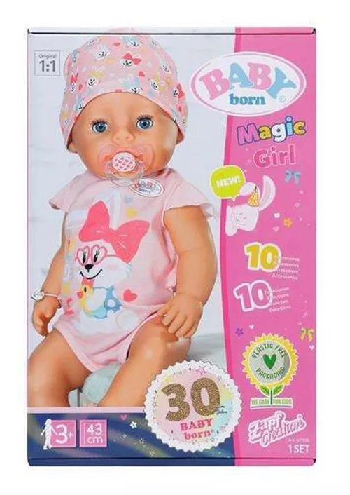 купить Кукла Zapf 827956 BABY born Magic Girl 43cm в Кишинёве 