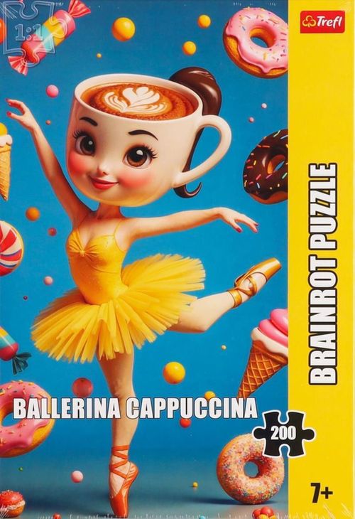 cumpără Puzzle Trefl 13362 BrainRots Balerina Cappuccina, 200el în Chișinău 