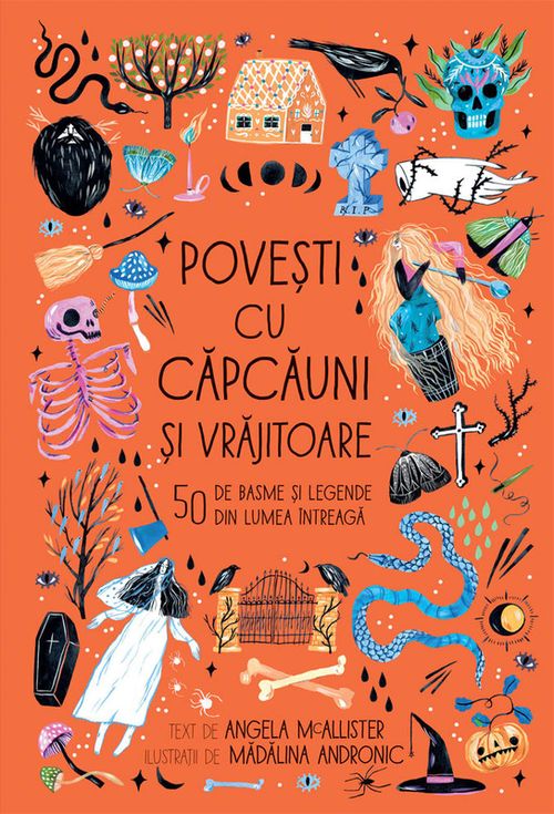 купить Angela McAllister, Mădălina Andronic -  Povești cu căpcăuni și vrăjitoare в Кишинёве 