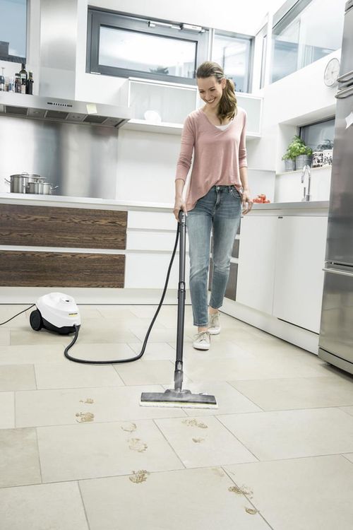 cumpără Aparat de curățat cu aburi Karcher SC 3 EasyFix White (1.513-650.0) + Perii în Chișinău 