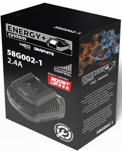 cumpără Încărcătoare și Acumulatoare Graphite 56680 Energy+ Li-Ion, 18V, 2.3A (58G002-1) în Chișinău 