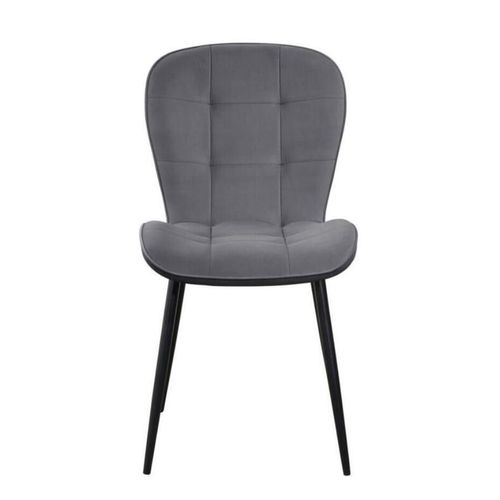 купить Стул Interdepo GIO, Dark Grey Velour в Кишинёве 
