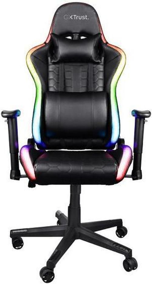 купить Офисное кресло Trust GXT 716 RIZZA Black RGB LED Illuminated в Кишинёве 