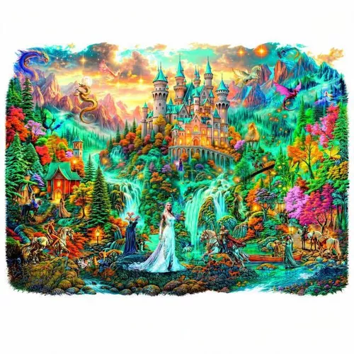 купить Пазл Clementoni Puzzle 2000 HQC Legends of the Hidden Realm (32088) в Кишинёве 