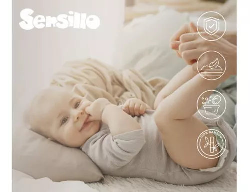 cumpără Accesoriu pentru înfășat Sensillo 0806 Набор пеленок 3шт Bamboo Dino 70x80 (0421) în Chișinău 
