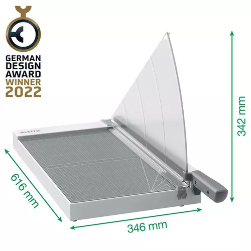cumpără Ghilotina hârtie Leitz 90200000 Home Office Precision, A3, 10 coli, gri în Chișinău 