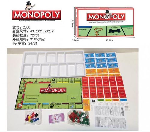 cumpără Joc educativ de masă ToyMall 009236 Monopoly Ro în Chișinău 
