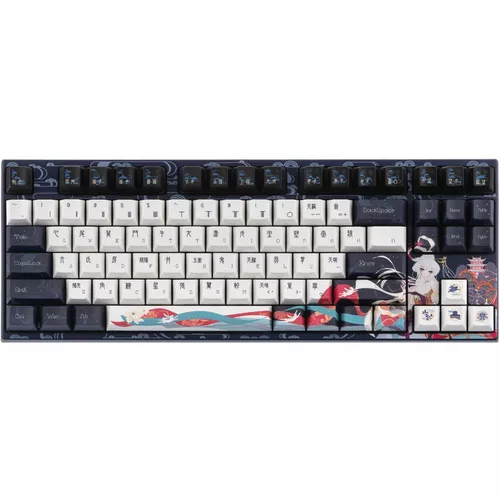 cumpără Tastatură Varmilo VPM87 Chang'e 87Key, EC V2 Sakura, EN, White Led, Blue în Chișinău 