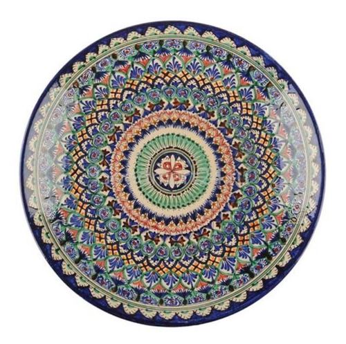 cumpără Farfurie Rishtan Ceramic Lyagan Mehrob 30cm, pictata manual, ceramica în Chișinău 