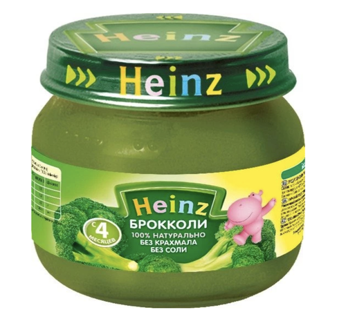 Пюре Heinz Брокколи (4+ мес) 80г 