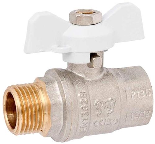 cumpără Supapă de închidere Profactor Robinet bila apa PF Heavy dublu serviciu 1/2" în Chișinău 