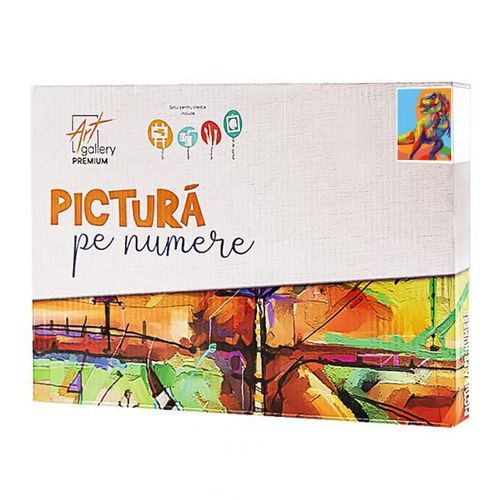 cumpără Tablou pe numere Art Gallery CX3219 20x30cm T-Rex curcubeu în Chișinău 