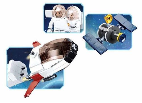 купить Конструктор Sluban B0925 Space Saturn Expedition Rocket в Кишинёве 
