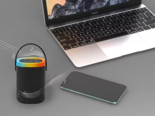 cumpără Boxă portativă Bluetooth Gembird SPK-BT-LED-06 în Chișinău 