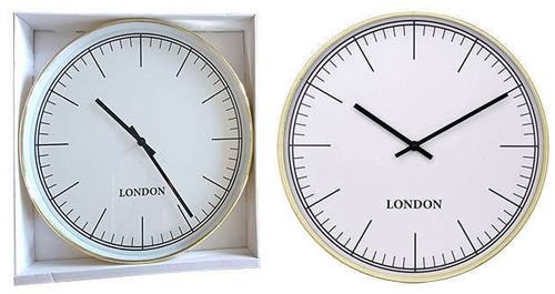 купить Часы Segnale 50947 круглый D50 см, белый/золотой в Кишинёве 