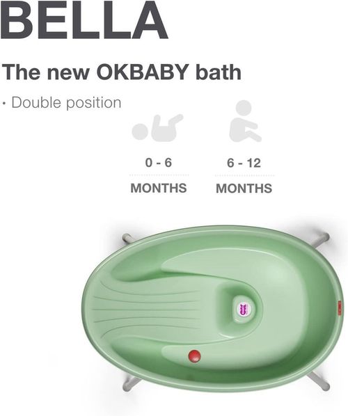 купить Ванночка OK Baby 39251200 Bella cu suport Verde в Кишинёве 