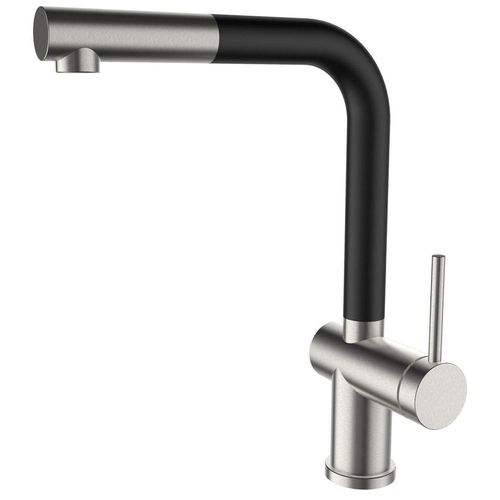 cumpără Bateria bucătărie SanDonna Riva Negru-Crom (VOR82760) în Chișinău 