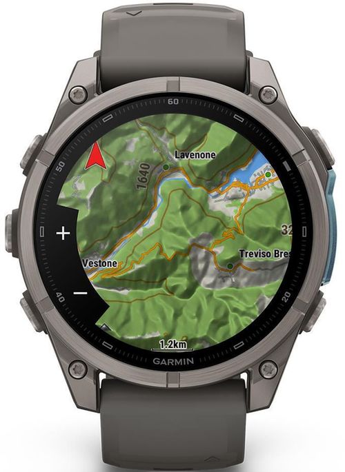 купить Смарт часы Garmin Fenix 9, 47mm, Bare Ti, Pebble Gray Band (010-04762-01) в Кишинёве 