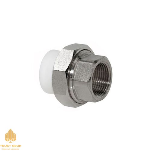 Американка прямая М 20x1/2" белая ППР (50/200) 